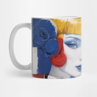 Abstract Painting Woman Female Design Mug